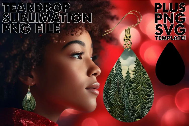 Christmas Tree Magic with 3D Embroidered Earrings
