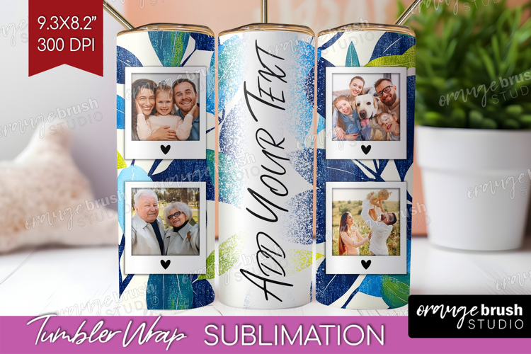 Eucalyptus Photo Tumbler PNG - Botanical Picture Tumbler