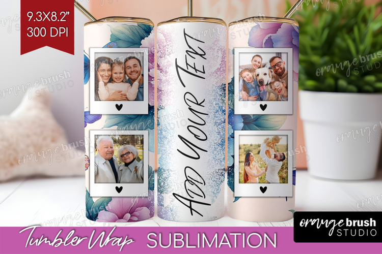 Floral Photo Tumbler PNG - Sping Flowers Picture Tumbler