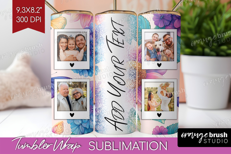 Floral Photo Tumbler PNG - Sping Flowers Picture Tumbler
