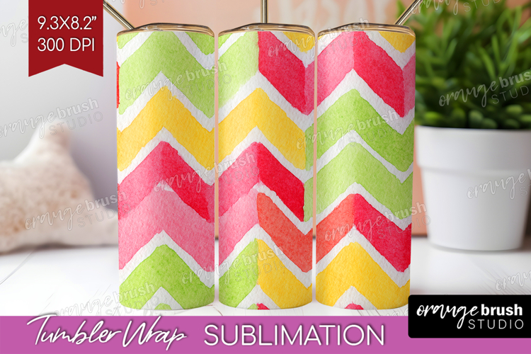 Abstract Fruit Tumbler Wrap - Tutti Frutti Tumbler PNG