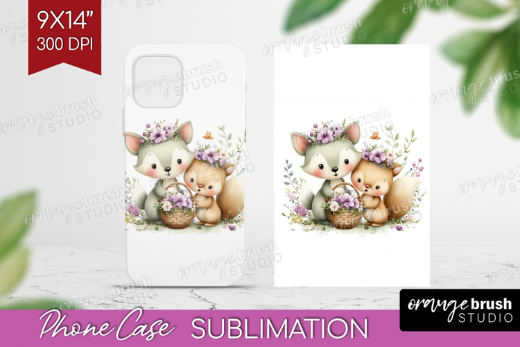 Couple Animals Phone Case PNG - Valentines Day Case PNG