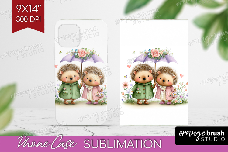 Couple Animals Phone Case PNG - Valentines Day Case PNG