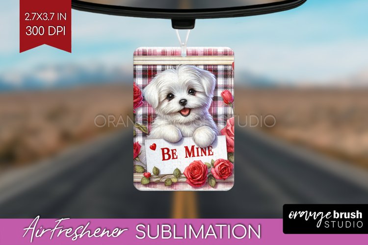 Valentine Dog Air Freshener PNG - Valentines Day PNG