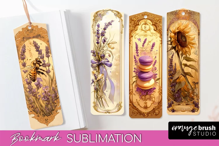 Vintage Scrapbook Bookmark Sublimation - Ephemera Bookmarks