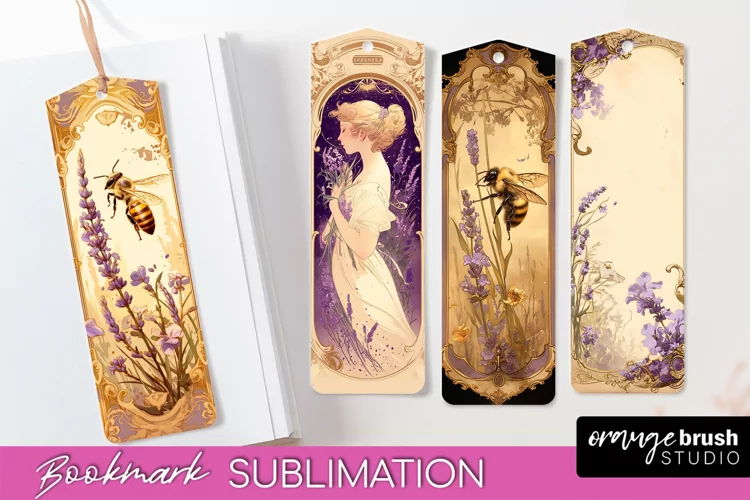 Vintage Scrapbook Bookmark Sublimation - Ephemera Bookmarks