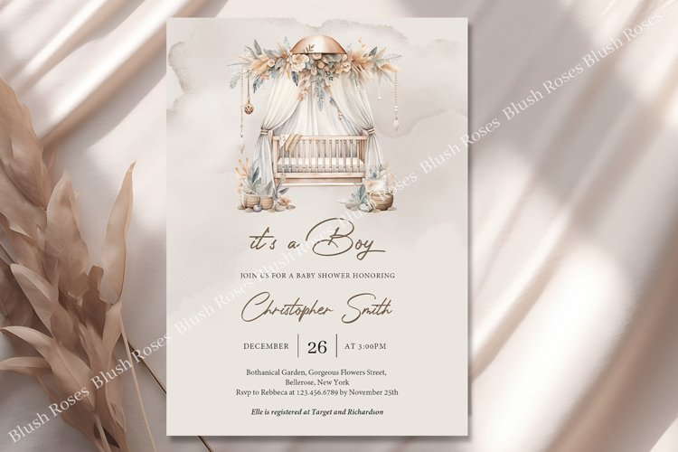 Floral Invitation Template Image 13