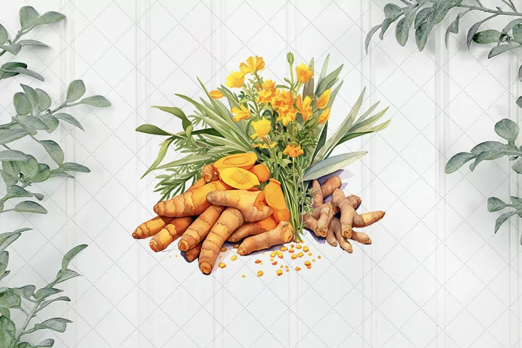 Watercolor Vegetable Collection Clipart