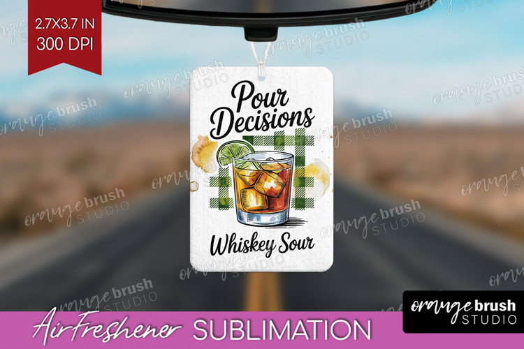 Whiskey Sour Cocktail Air Freshener PNG Summer Drink PNG
