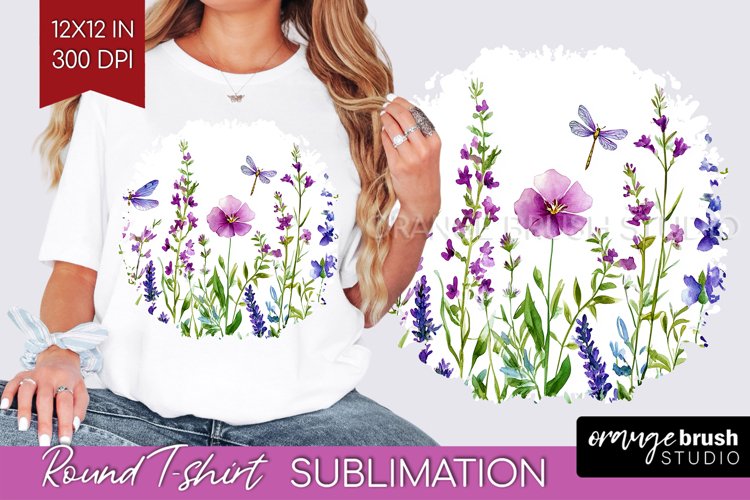 Watercolor Flowers Png Image 23