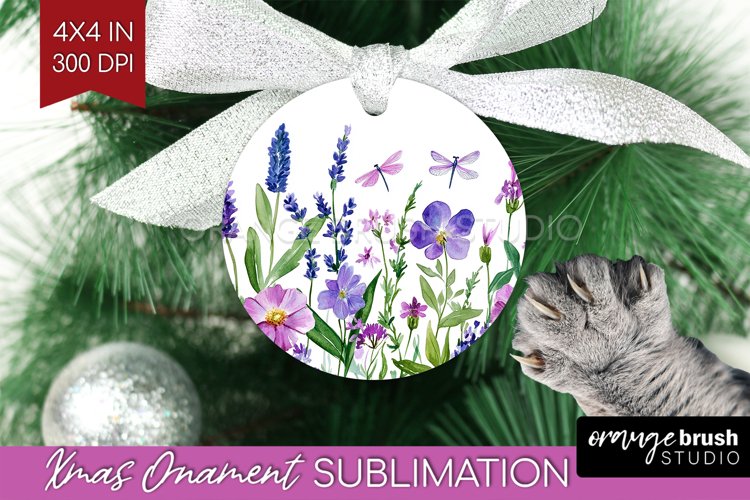 Wildflowers Ornament PNG - Watercolor Flowers PNG