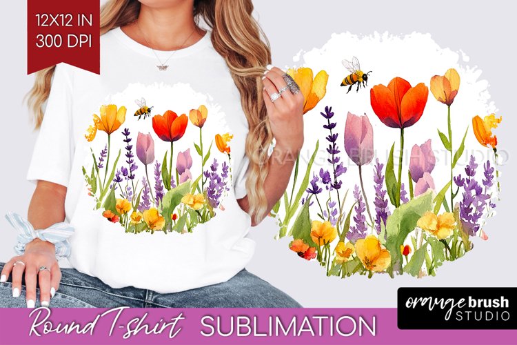 Watercolor Flowers Png Image 19