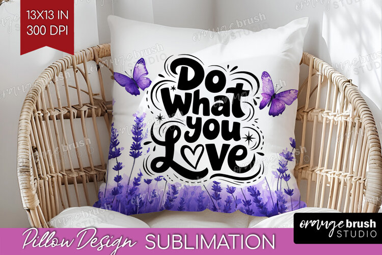 Inspirational Quote Pillow Sublimation - Wildflowers Pillow example image 1