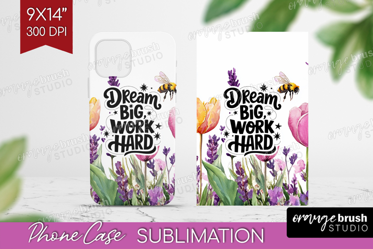 Inspirational Quote Phone Case PNG - Wildflowers Case PNG
