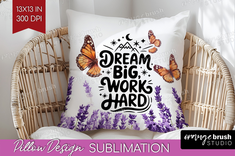 Inspirational Quote Pillow Sublimation - Wildflowers Pillow