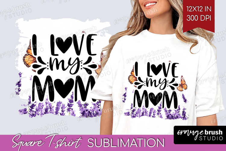 Mothers Day Quote Square Tshirt Background - Wildflowers PNG