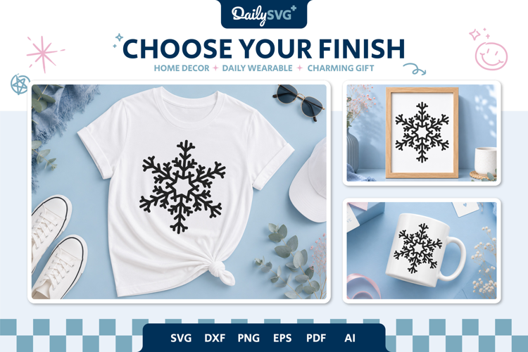 Winter Snowflake SVG