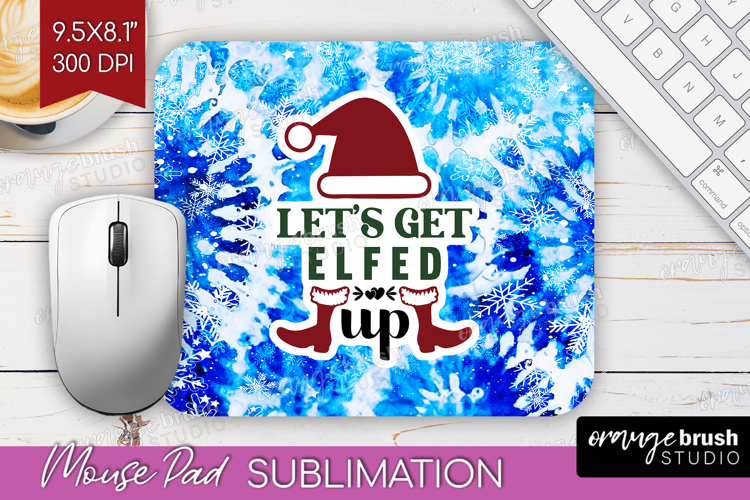 Sarcastic Christmas Quote Mouse Pad Sublimation - Winter Tie