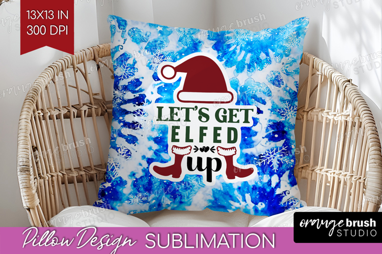 Sarcastic Christmas Quote Pillow Sublimation - Winter Tie