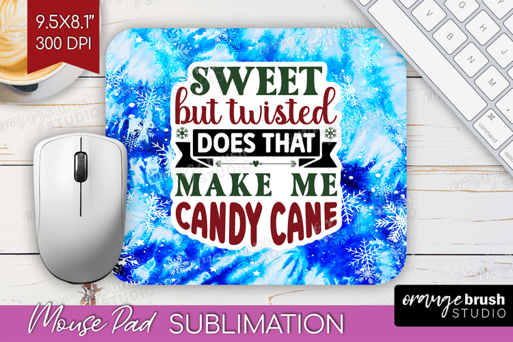 Sarcastic Christmas Quote Mouse Pad Sublimation - Winter Tie