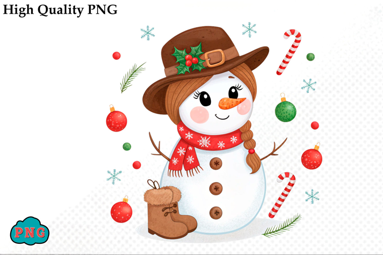 Christmas Cactus and Cow Boy Boots PNG