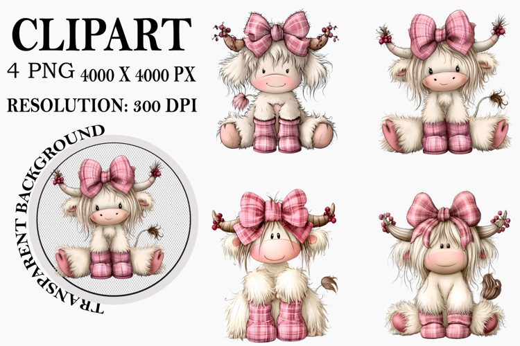 Highland Cow Clipart Image 4