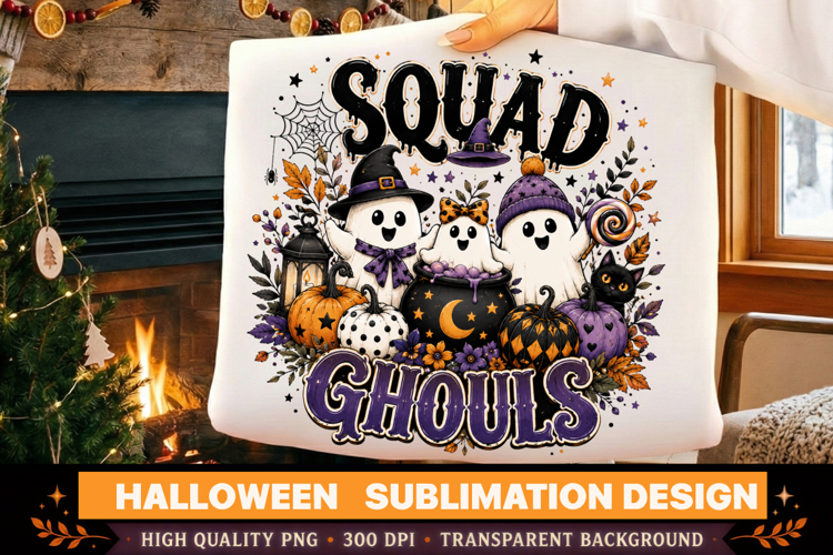 Halloween Squad Ghouls Sublimation