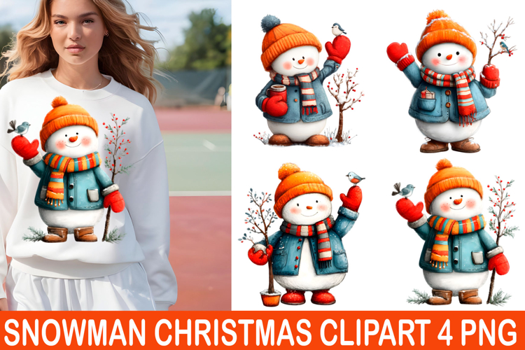 Snowman Sublimation Image 5