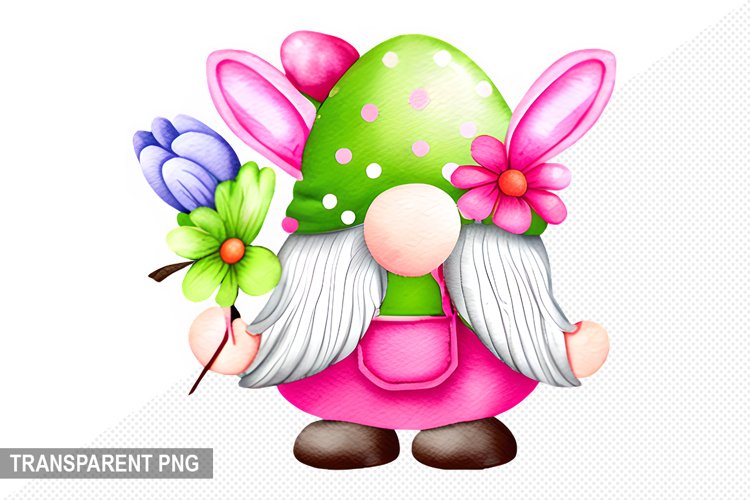 Easter Day Gnome - Gnome Sublimation - Gnome