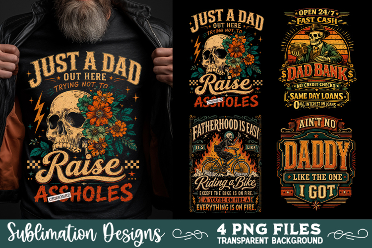 Dad sublimation PNG, Father 4 PNG, Fathers day PNG