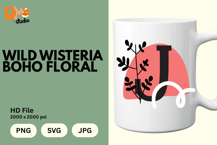 Floral Letter Svg Image 5
