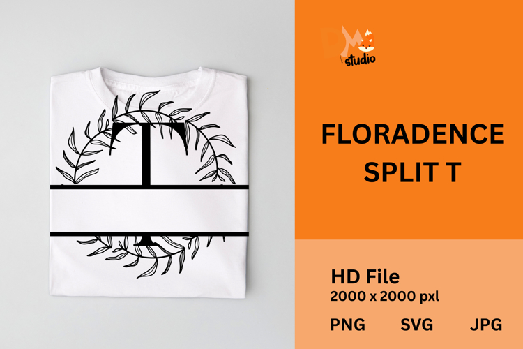 Floral Monogram Letter Svg Image 21