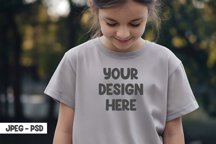 White Tshirt Mockup Image 14