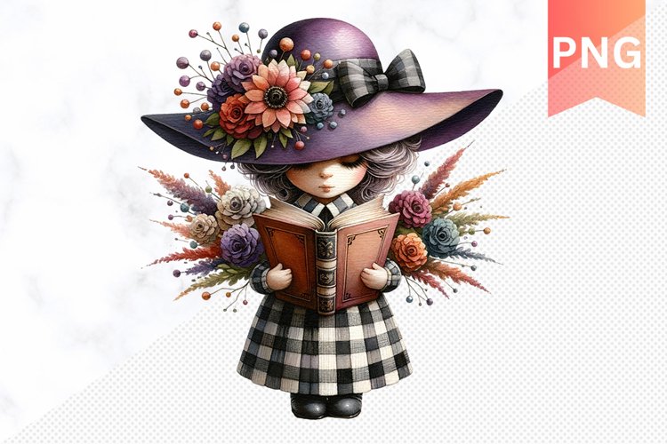 Books Flowers - Clipart PNG Design