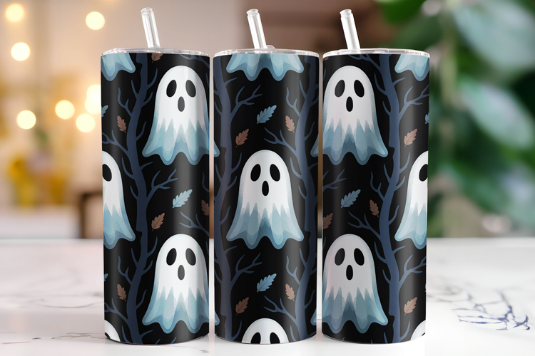 Halloween Boo Tumbler Wrap | Sublimation | Tumblers