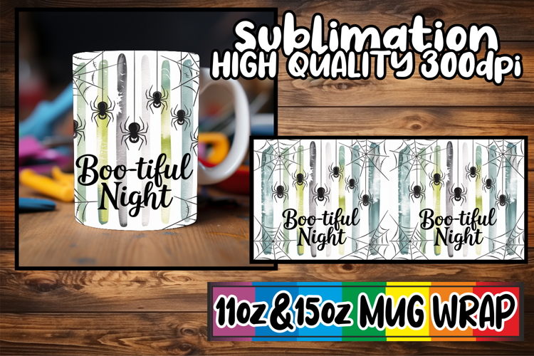 Magical sunsets sublimation print wrap, Halloween