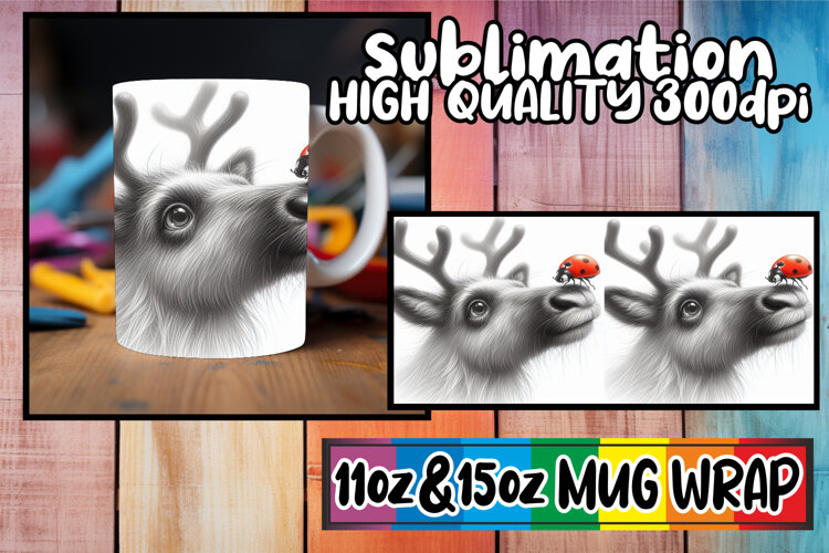 Colorful days sublimation print wrap, Cute Animals example image 1