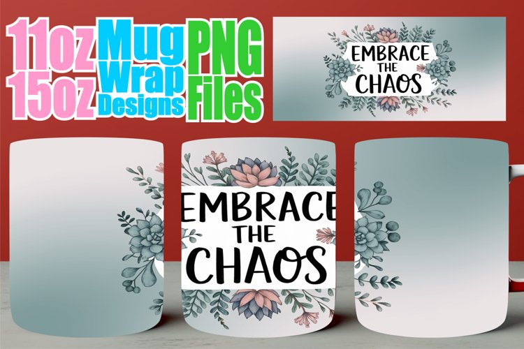 Cheerful journeys 11oz 15oz sublimation wrap, Quote example image 1
