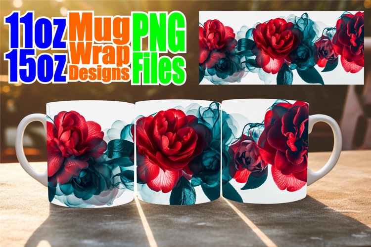Vibrant Blossom Cup: Sublimated Spring 11oz