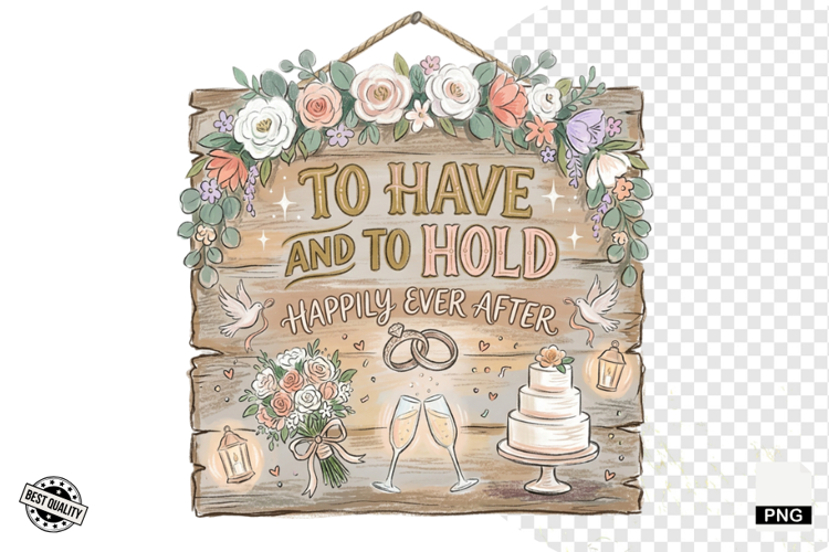 Wedding Day Sign PNG