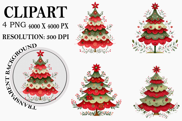Christmas Tree Clipart Image 3