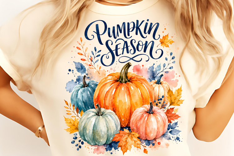 Pumpkin Season PNG, Trendy Fall PNG, Autumn Sublimation