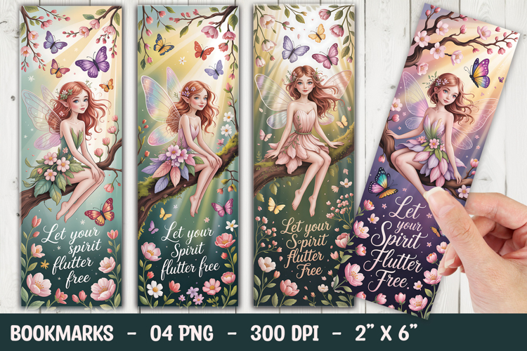 Fairy Garden Bookmark Sublimation