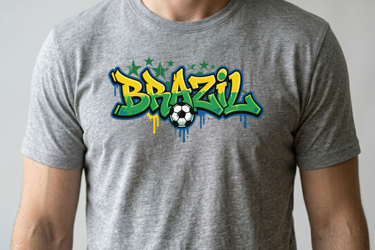 Brazil Soccer T-shirt Design