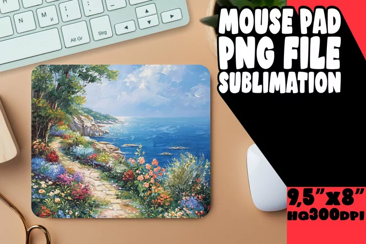 Scenic Landscape Mouse Pad Design