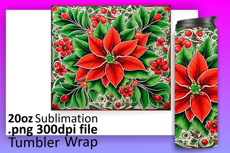 Christmas Tumbler Wrap Image 13