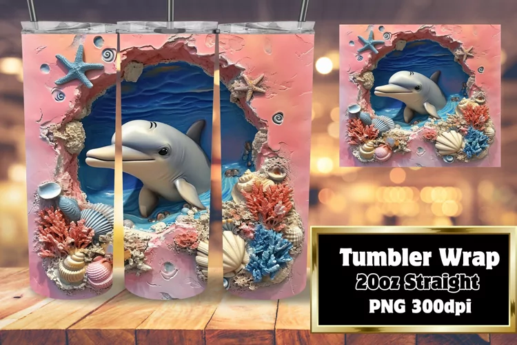 Oceanic Wonder Tumbler Wrap - 3D Sublimation