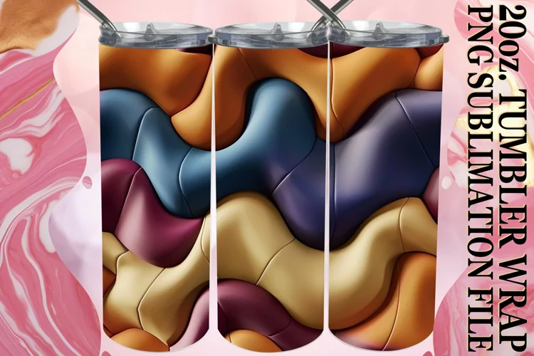 Artistic Colorful Pattern 20oz Tumbler Series