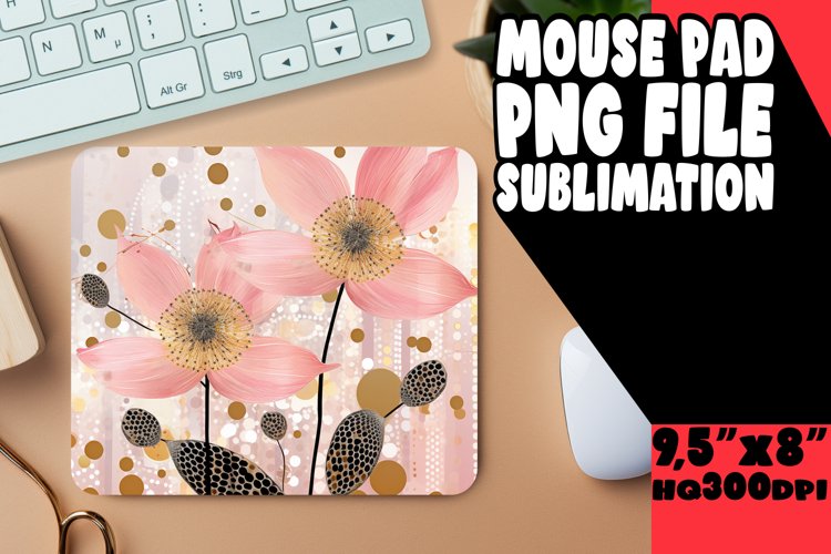 Spring Blossom 3D Mouse Pad Art