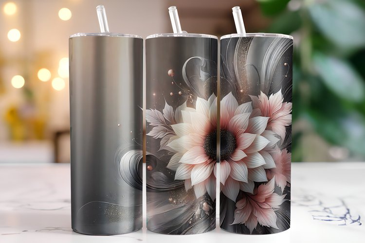 Flowers Tumbler Wrap | Sublimation | Tumblers